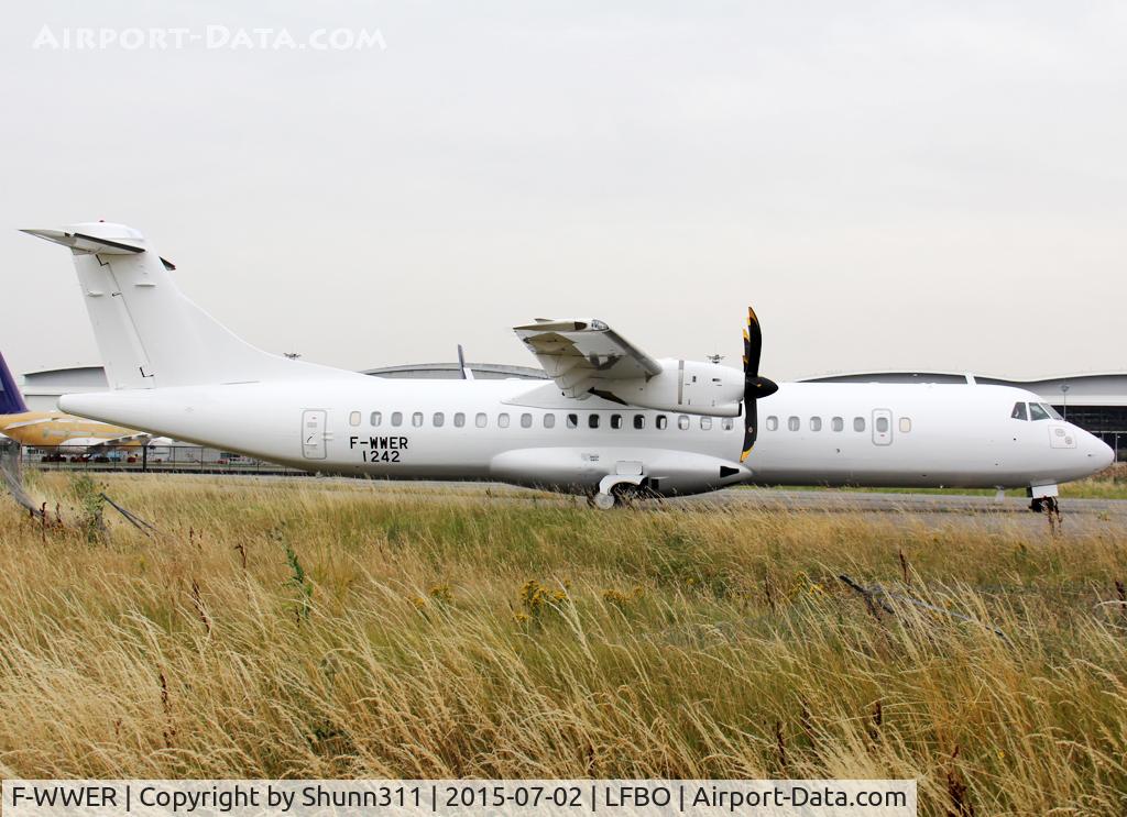 F-WWER, 2015 ATR 72-600 C/N 1242, C/n 1242 - For unknown operator... actually stored