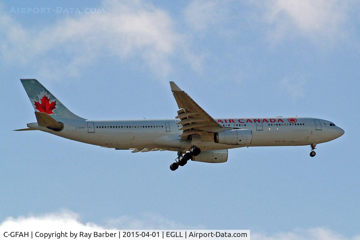 C-GFAH, 1999 Airbus A330-343 C/N 0279, C-GFAH   Airbus A330-343X [279] (Air Canada) Home~G 01/04/2015. On approach 27L.