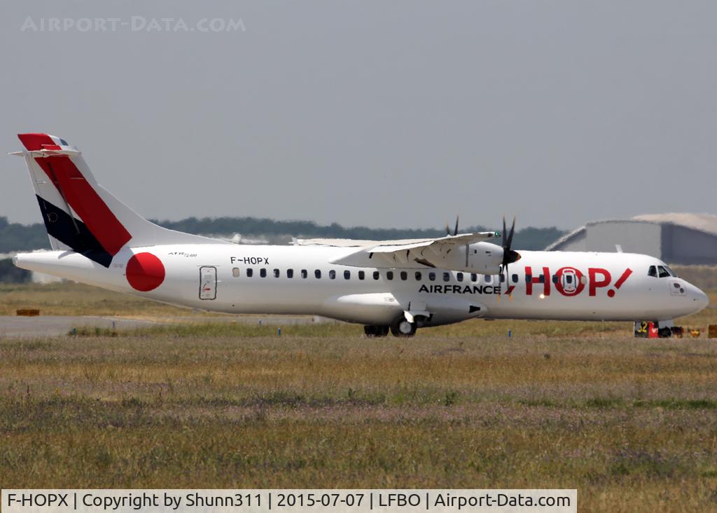F-HOPX, 2015 ATR 72-600 (72-212A) C/N 1257, Delivery day...