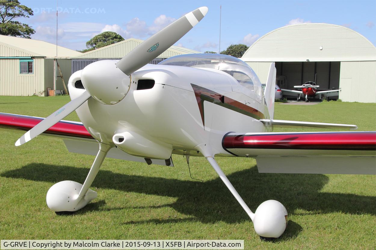 G-GRVE, 2007 Vans RV-6 C/N PFA 181-12566, Vans RV-6, Fishburn Airfield, September 13th 2015.