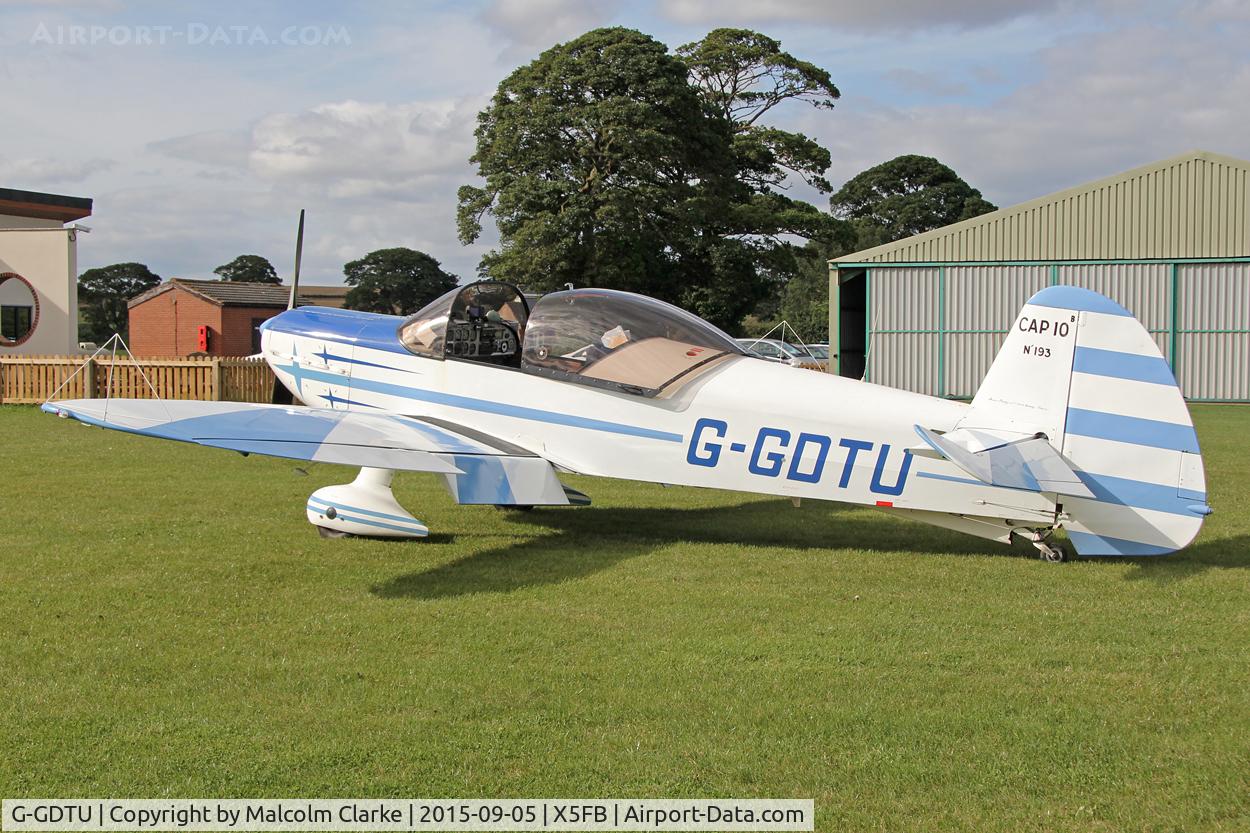 G-GDTU, 1983 Mudry CAP-10B C/N 193, Mudry CAP-10B, Fishburn Airfield, September 5th 2015.