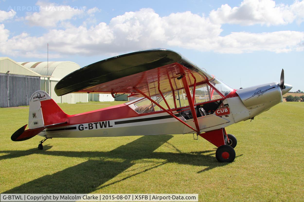 G-BTWL, 1992 Wag-Aero Sport Trainer C/N PFA 108-10893, Wag-Aero Sport Trainer at Fishburn Airfield, August 7th 2015.