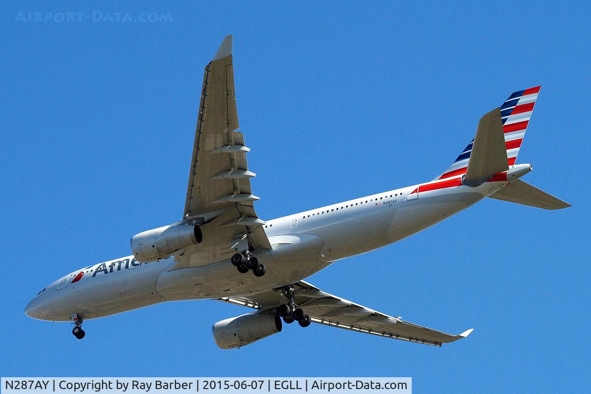 N287AY, 2013 Airbus A330-243 C/N 1417, Airbus A330-243 [1417] (American Airlines) Home~G 07/06/2015. On approach 27R.