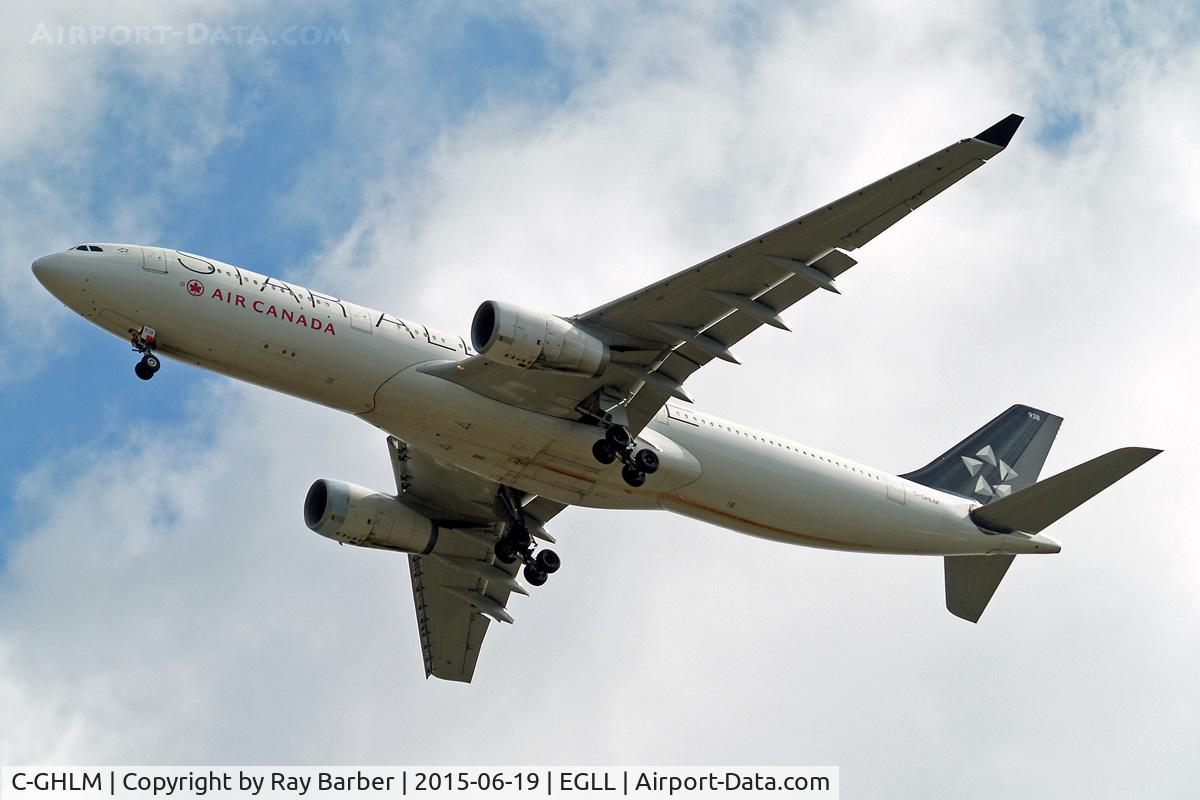 C-GHLM, 2001 Airbus A330-343 C/N 0419, Airbus A330-343X [419] (Air Canada) Home~G 19/06/2015. On approach 27R.