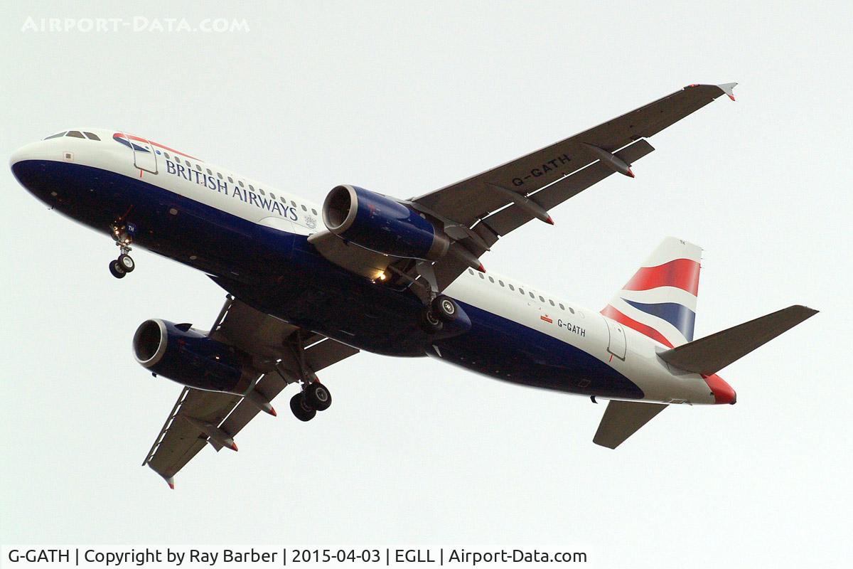 G-GATH, 2001 Airbus A320-233 C/N 1482, G-GATH   Airbus A320-233 [1482] (British Airways) Home~G 03/04/2015. On approach 27R.