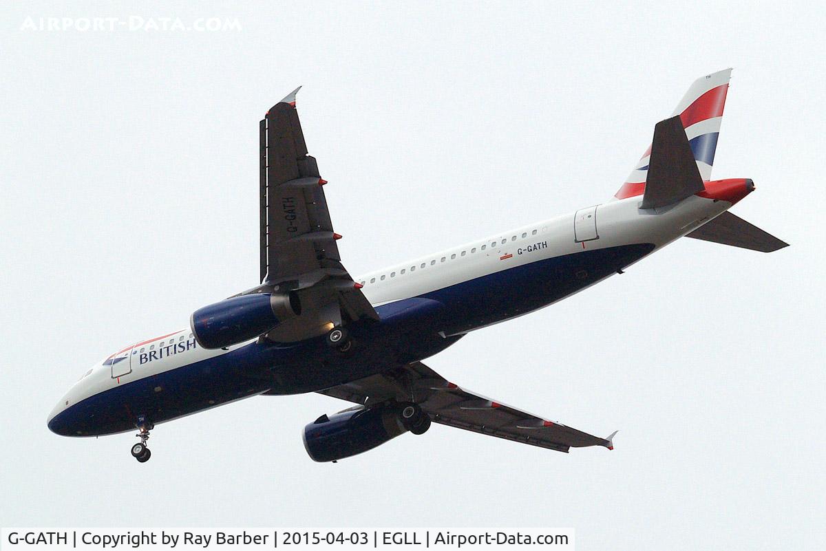 G-GATH, 2001 Airbus A320-233 C/N 1482, G-GATH   Airbus A320-233 [1482] (British Airways) Home~G 03/04/2015. On approach 27R.