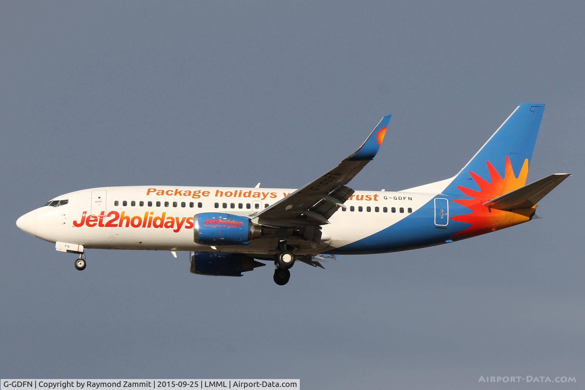 G-GDFN, 1998 Boeing 737-33V C/N 29332, B737-300 G-GDFN Jet2Com