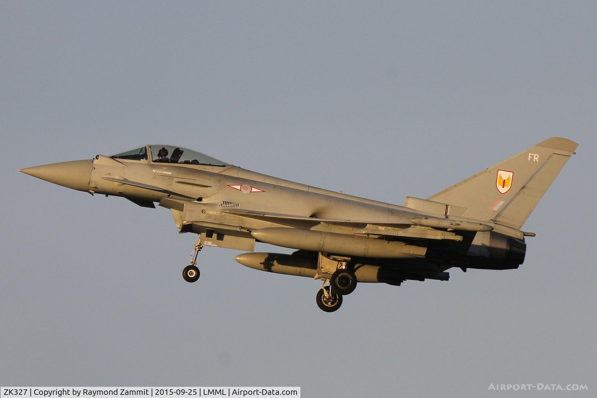 ZK327, 2011 Eurofighter EF-2000 Typhoon FGR4 C/N BS088/333, Eurofighter EF2000 ZK327/FR of 1Sqd Royal Air Force