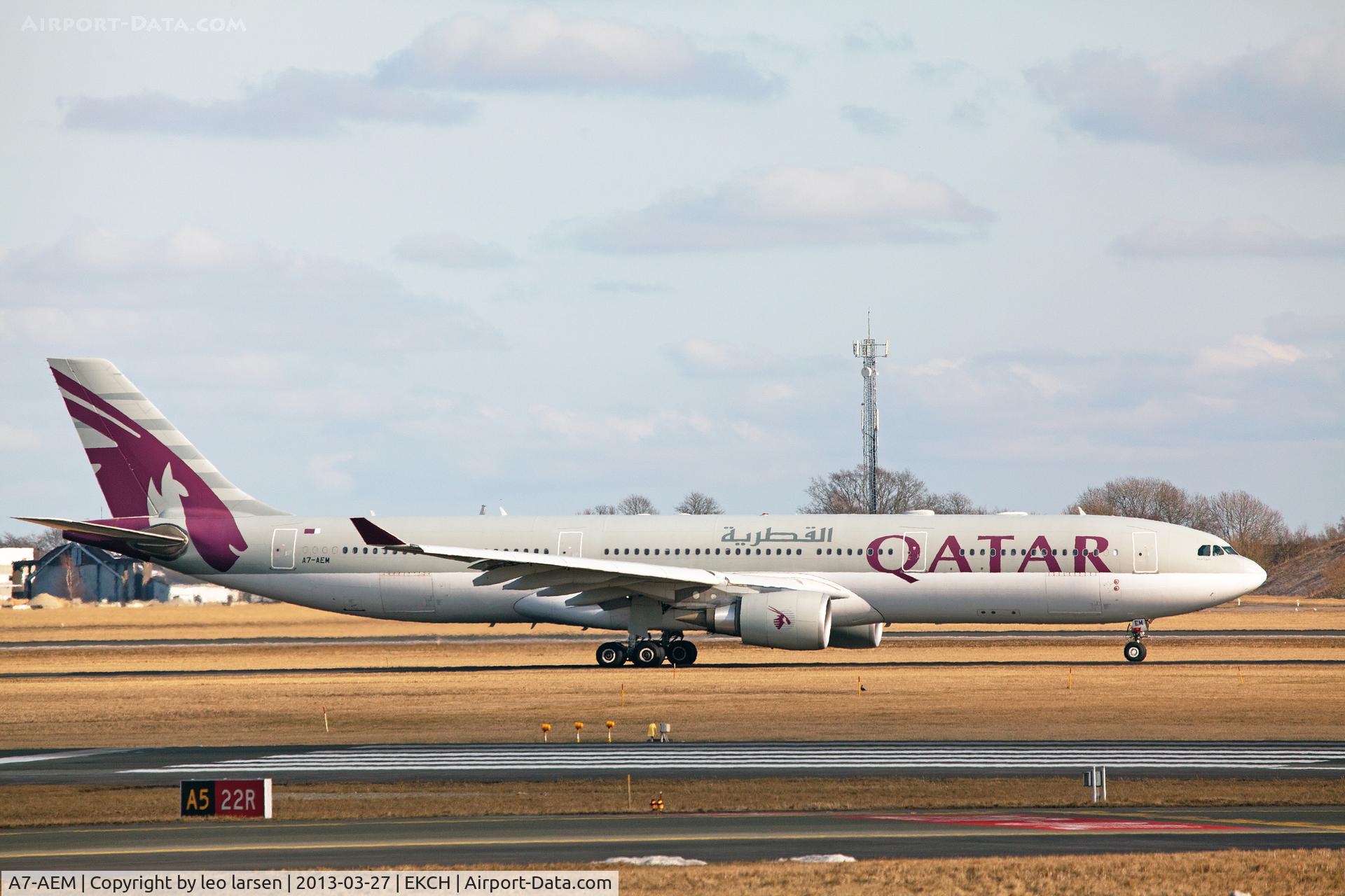 A7-AEM, 2007 Airbus A330-302 C/N 893, Copenhagen 27.3.13