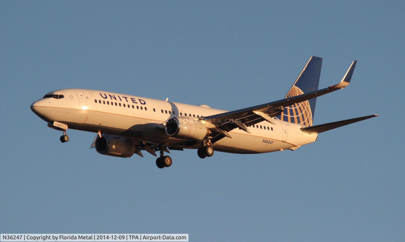 N36247, 1999 Boeing 737-824 C/N 28807, United
