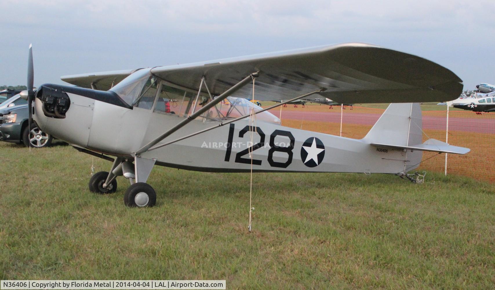 N36406, 1942 Taylorcraft DCO-65 C/N 4147, Taylorcraft L-2