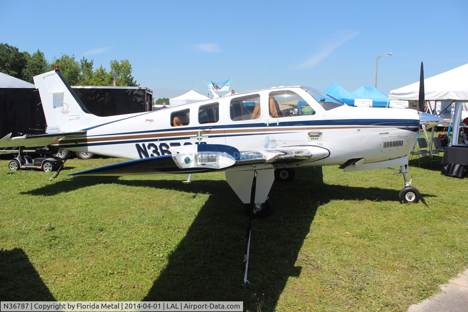 N36787, Beech A36TC Bonanza 36 C/N EA104, Beech A36TC