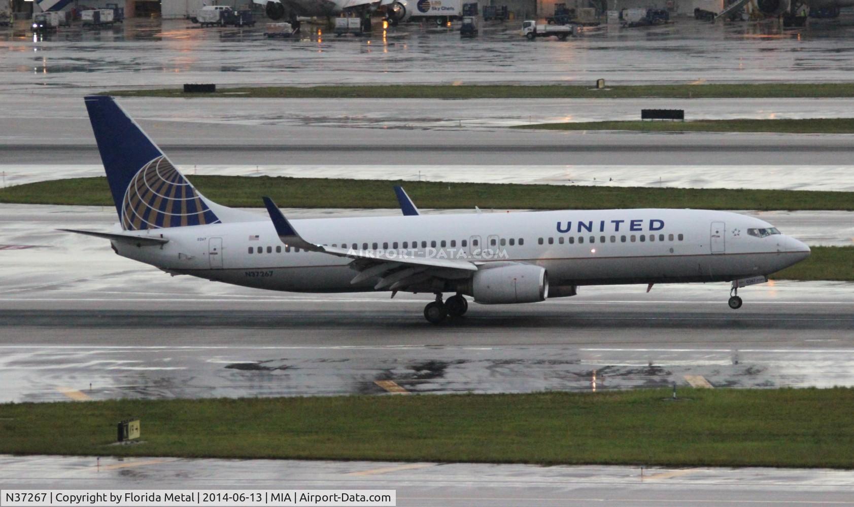N37267, 2001 Boeing 737-824 C/N 31586, United