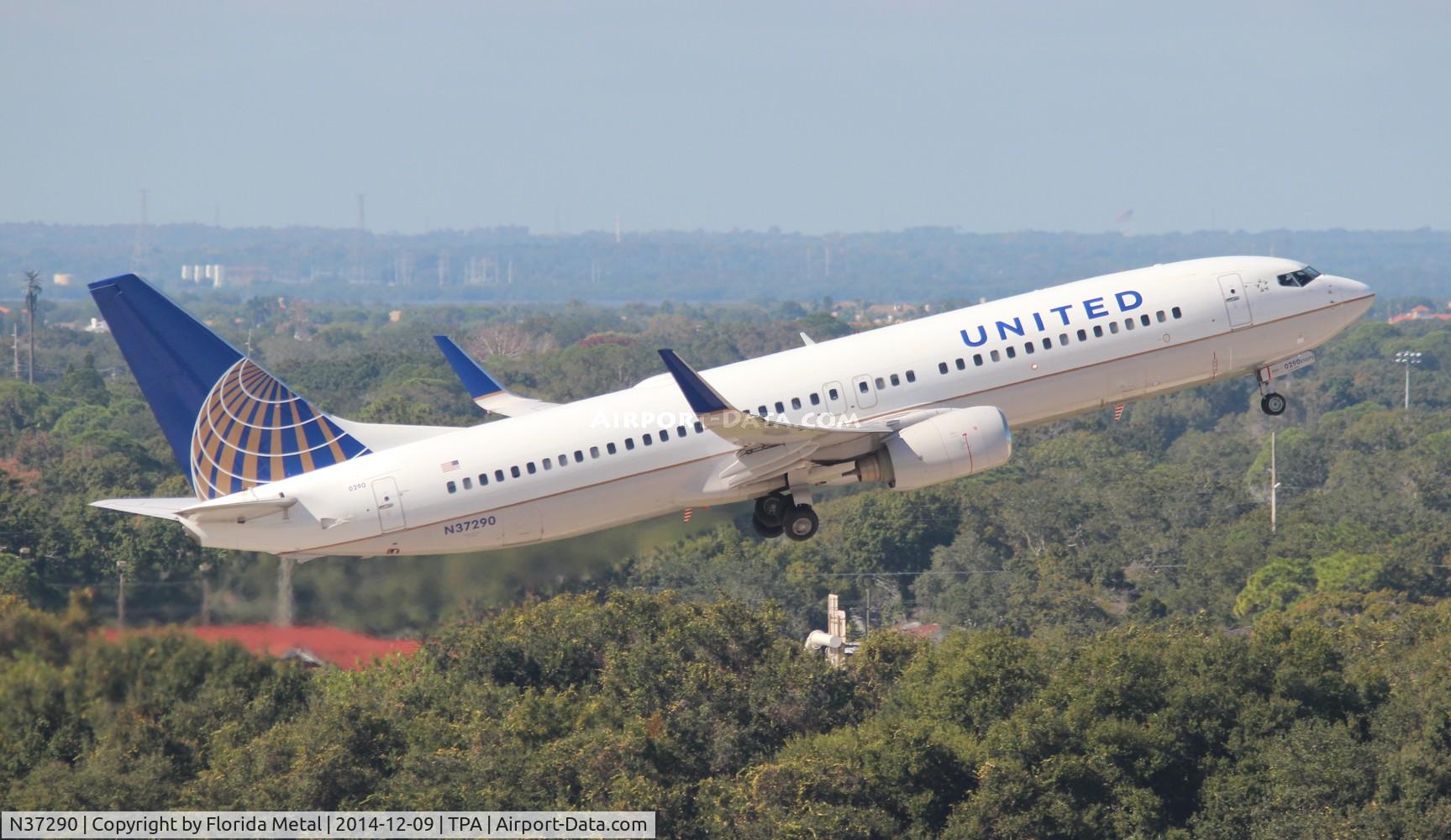 N37290, 2004 Boeing 737-824 C/N 31601, United