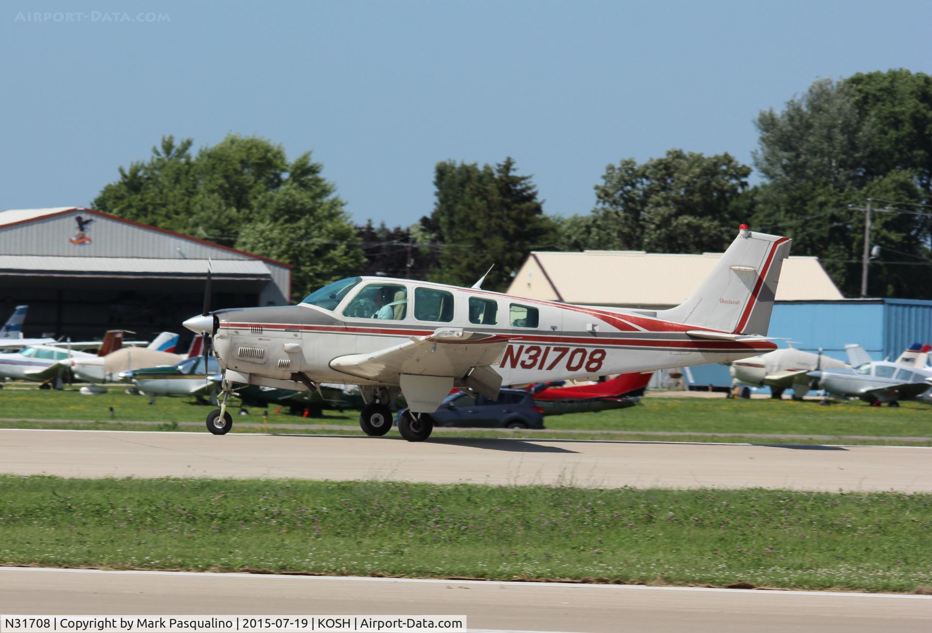 N31708, 1988 Beech B36TC Bonanza C/N EA-486, Beech B36TC