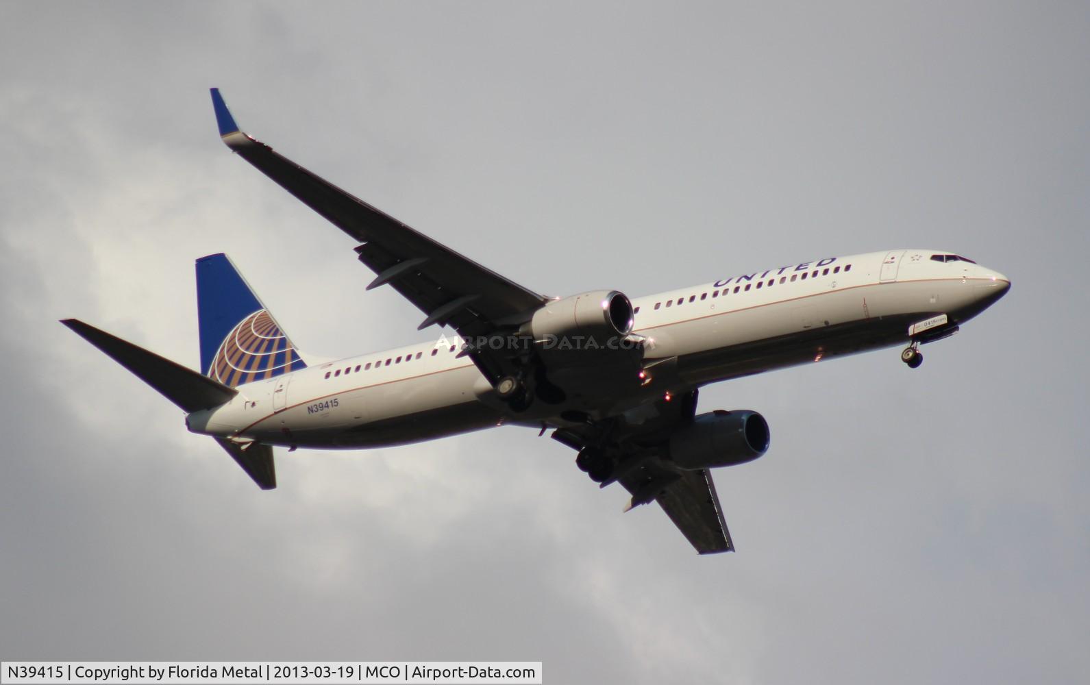 N39415, 2008 Boeing 737-924/ER C/N 32826, United
