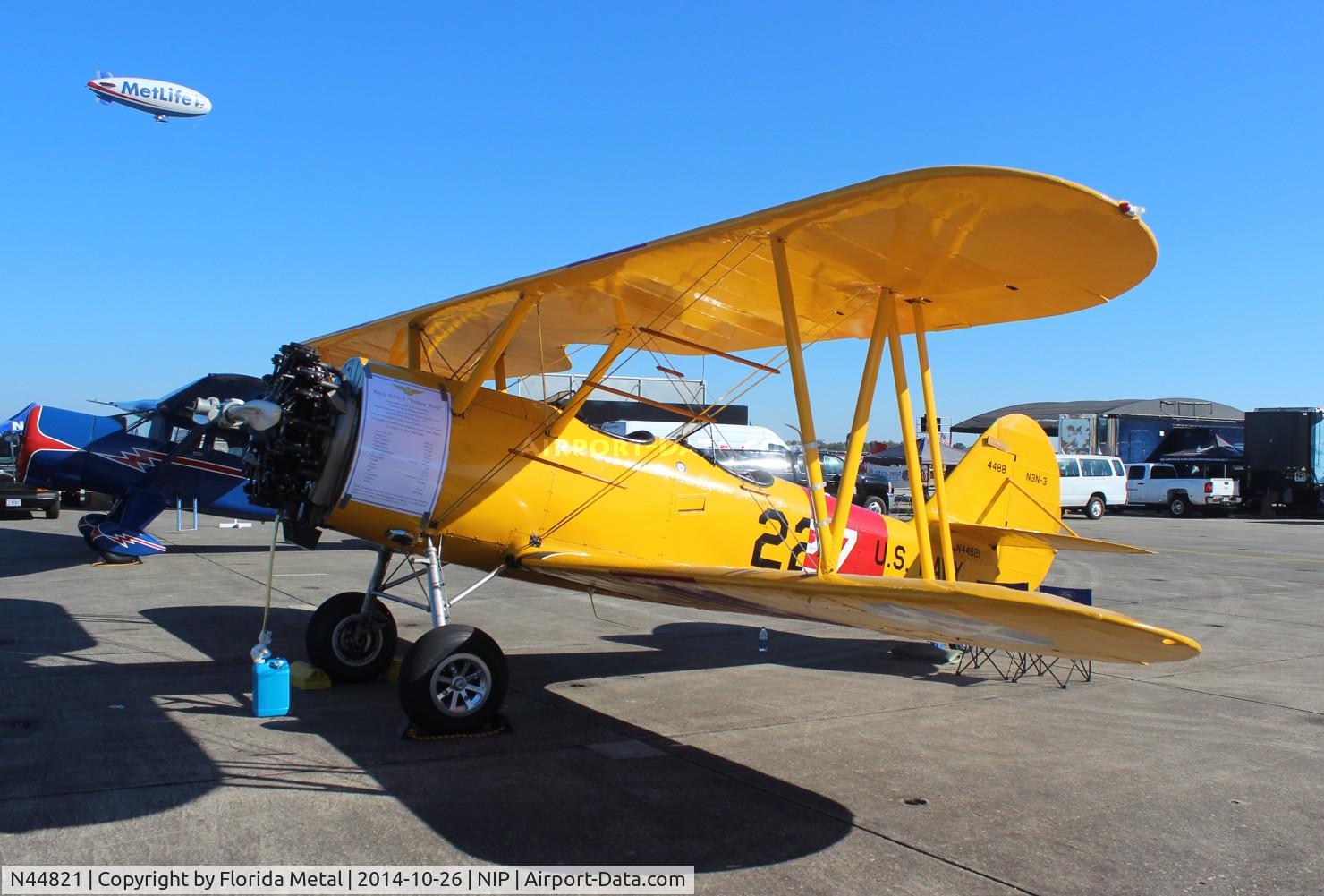 N44821, 1941 Naval Aircraft Factory N3N-3 C/N 4488, N3N-3