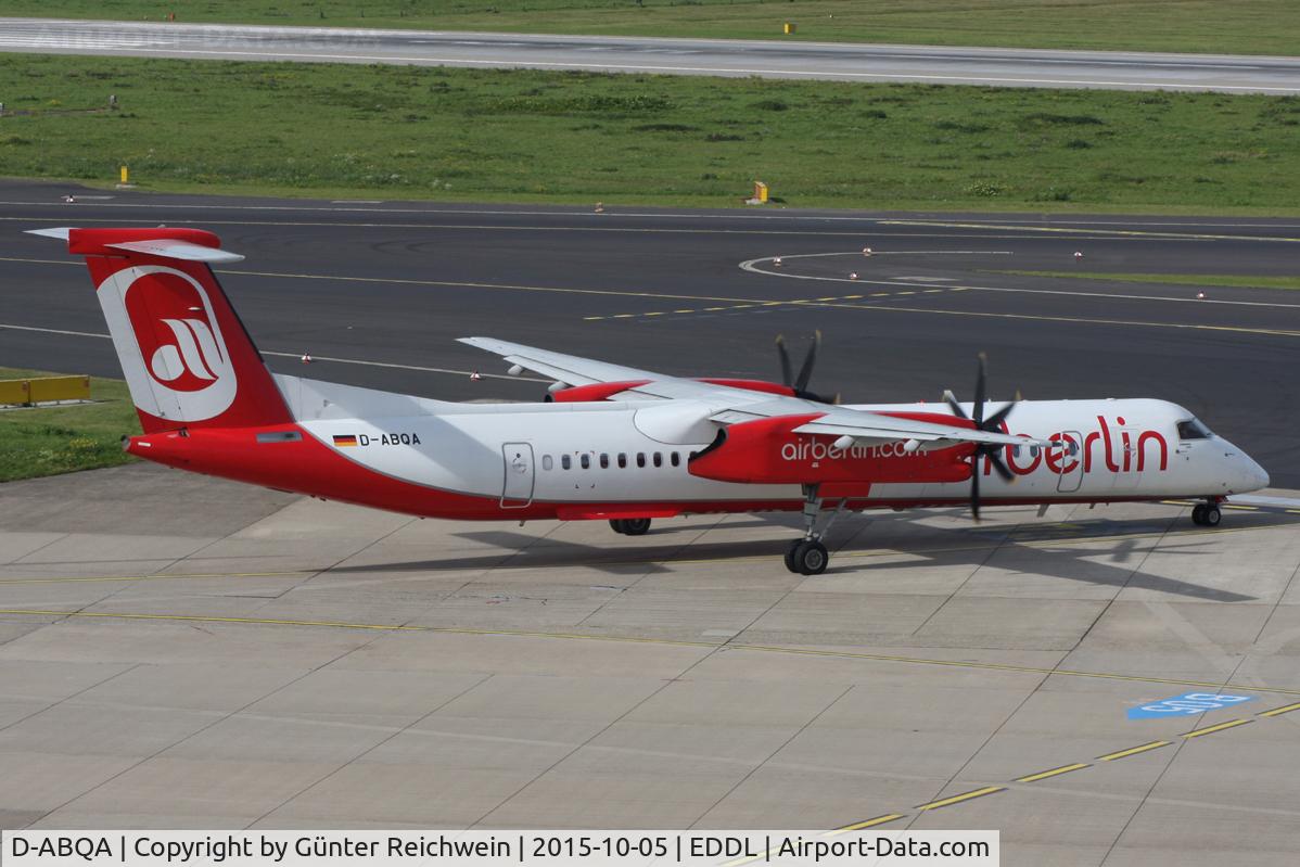 D-ABQA, 2008 De Havilland Canada DHC-8-402Q Dash 8 C/N 4223, Departing