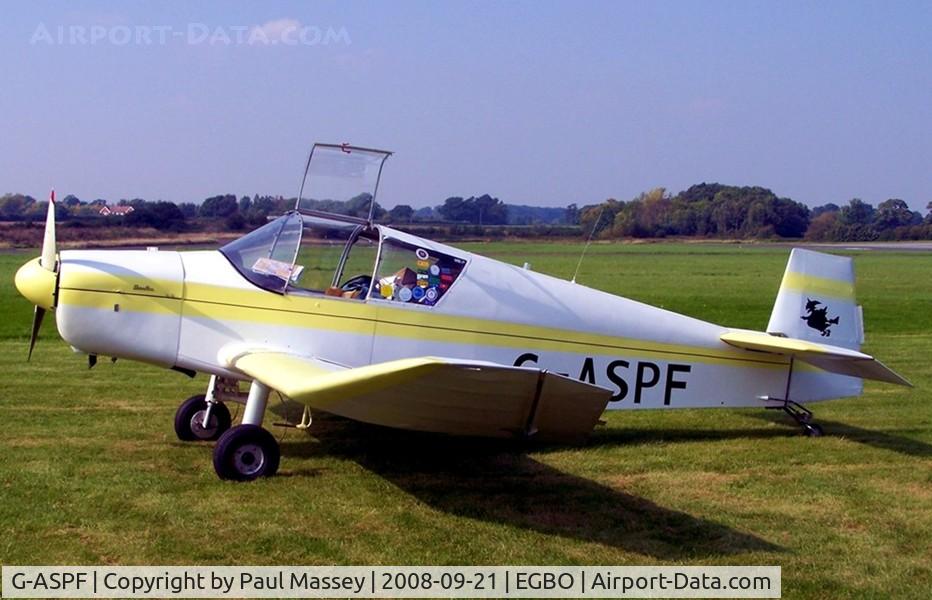 G-ASPF, 1955 Jodel (Wassmer) D-120 Paris-Nice C/N 02, Autumn Wings&Wheels visitor