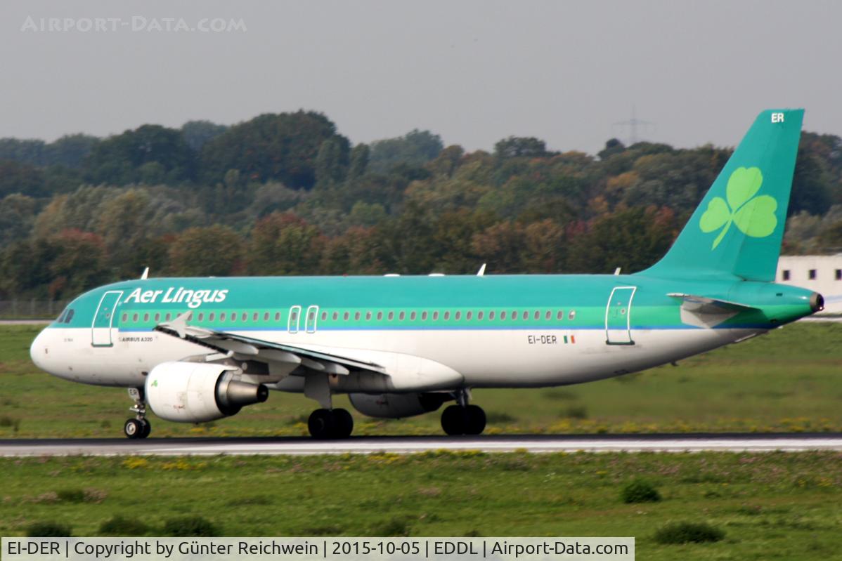 EI-DER, 2005 Airbus A320-214 C/N 2583, Taking off from rwy 23L