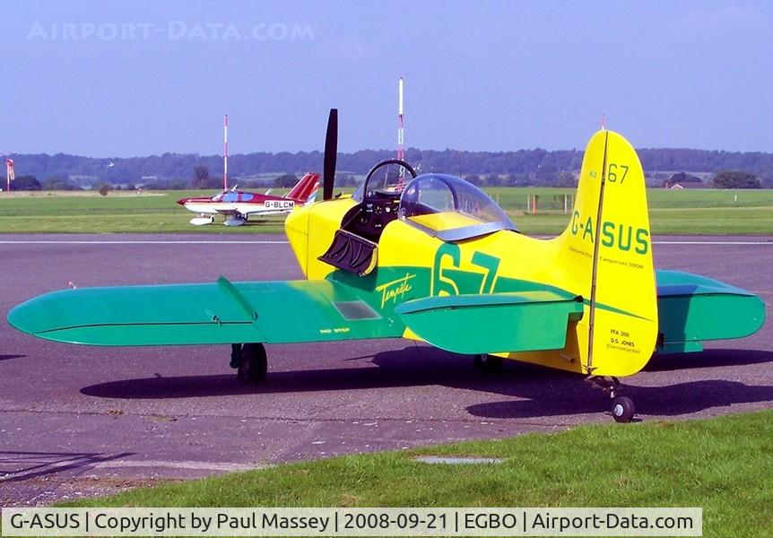 G-ASUS, 1967 Jurca MJ-2 Tempete C/N PFA 2001, Based Aircraft when photo was taken