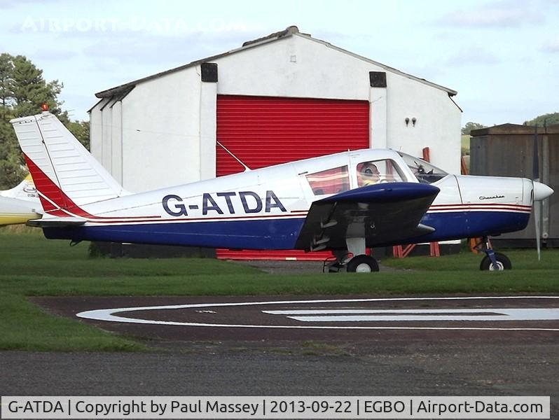 G-ATDA, 1961 Piper PA-28-160 Cherokee Cherokee C/N 28-206, Visiting Aircraft. EX:-EI-AME