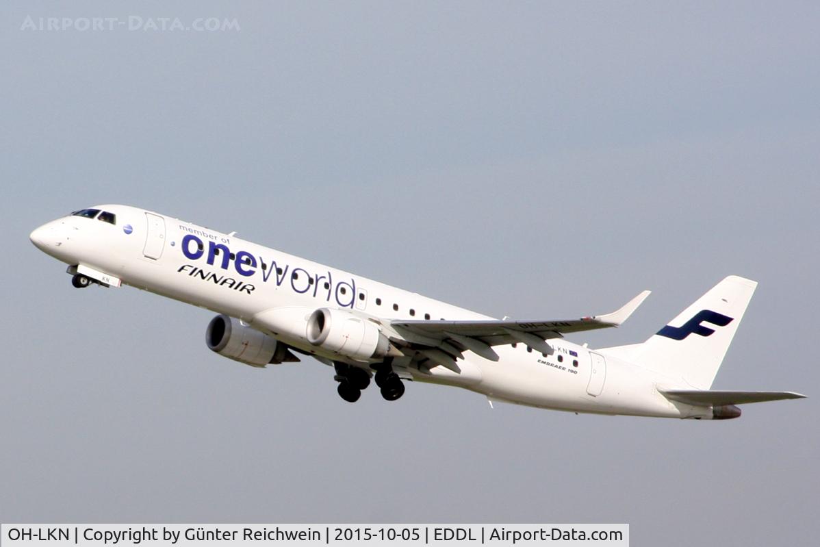 OH-LKN, 2009 Embraer 190LR (ERJ-190-100LR) C/N 19000252, Airborne