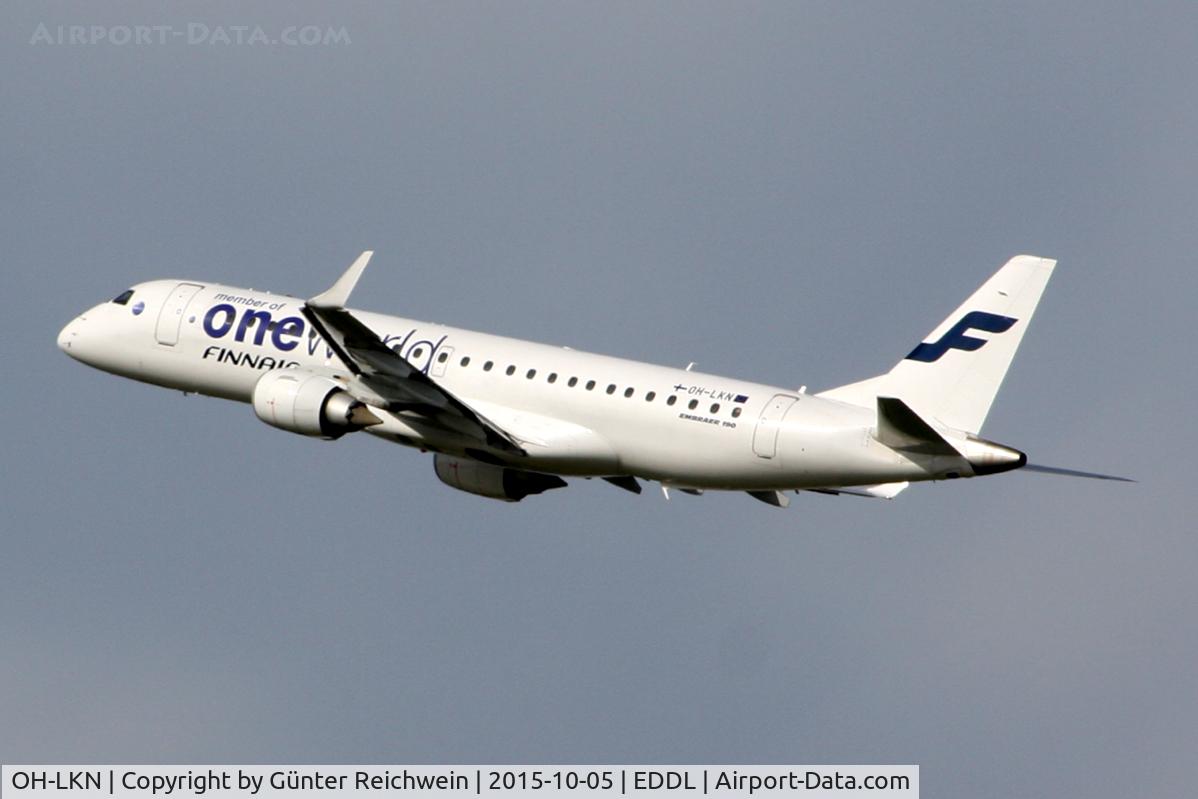 OH-LKN, 2009 Embraer 190LR (ERJ-190-100LR) C/N 19000252, Airborne