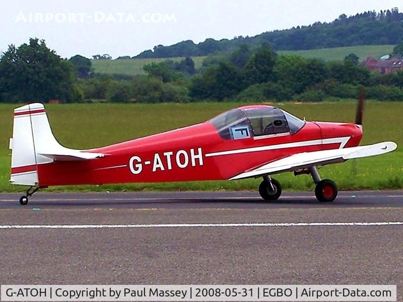 G-ATOH, 1966 Rollason Druine D-62B Condor C/N RAE/612, Visitor to Halfpenny Green