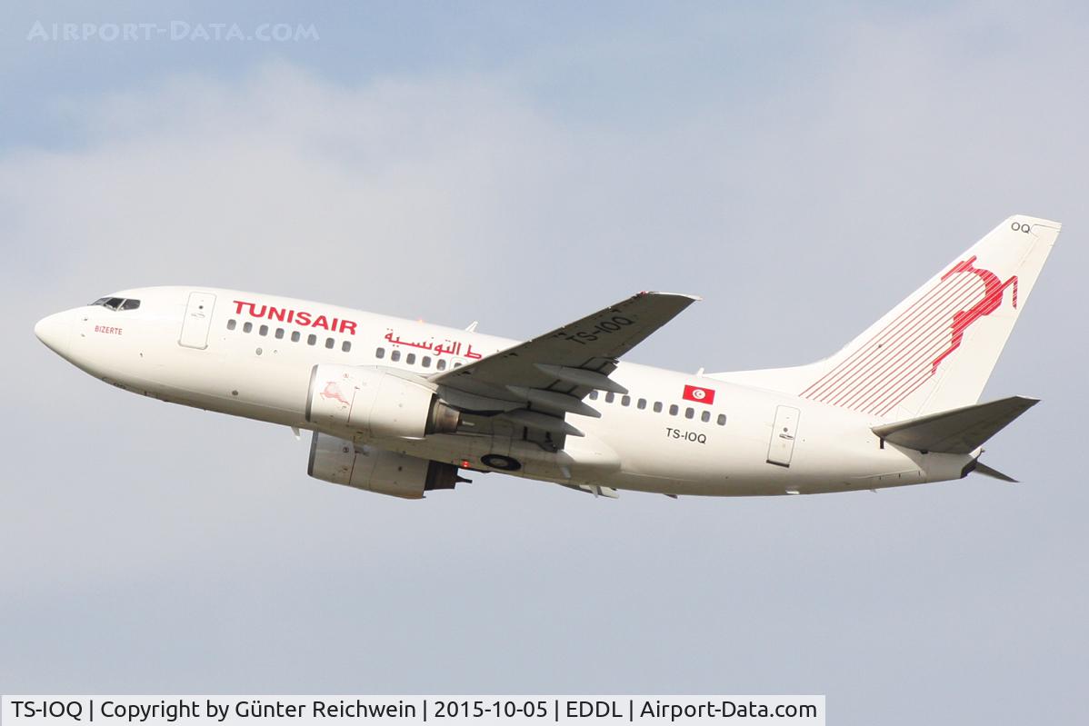 TS-IOQ, 2000 Boeing 737-6H3 C/N 29501, Airborne