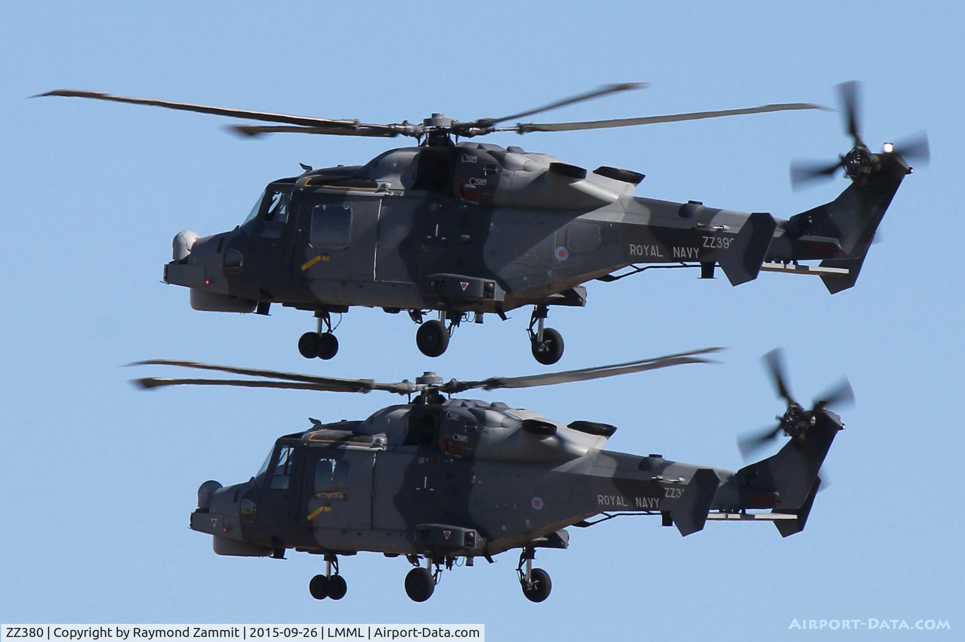 ZZ380, 2013 AgustaWestland AW-159 Wildcat HMA.2 C/N 499, AgustaWestland AW-159 Wildcats ZZ380 and ZZ396 Royal Navy