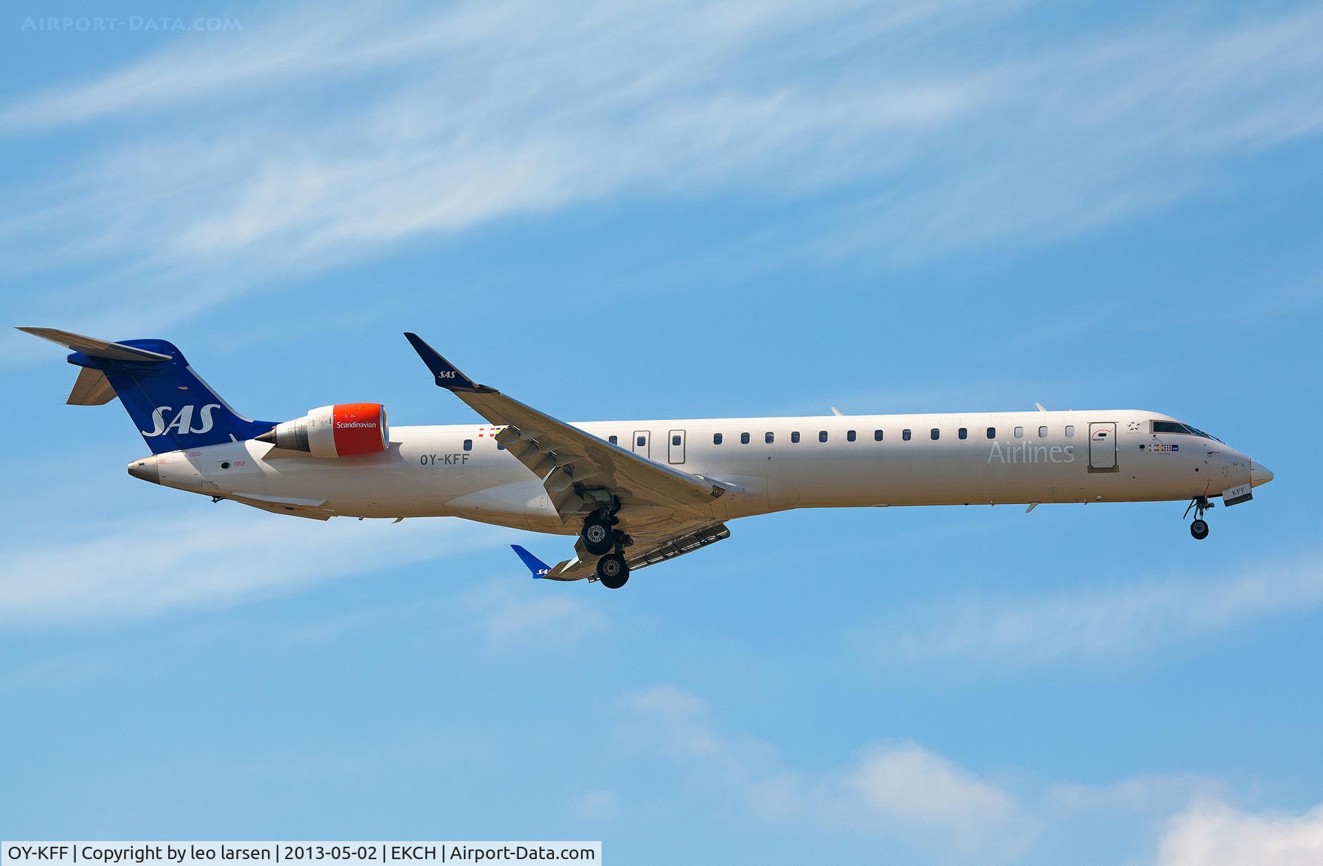 OY-KFF, 2009 Bombardier CRJ-900 (CL-600-2D24) C/N 15231, Copenhagen 2.5.13