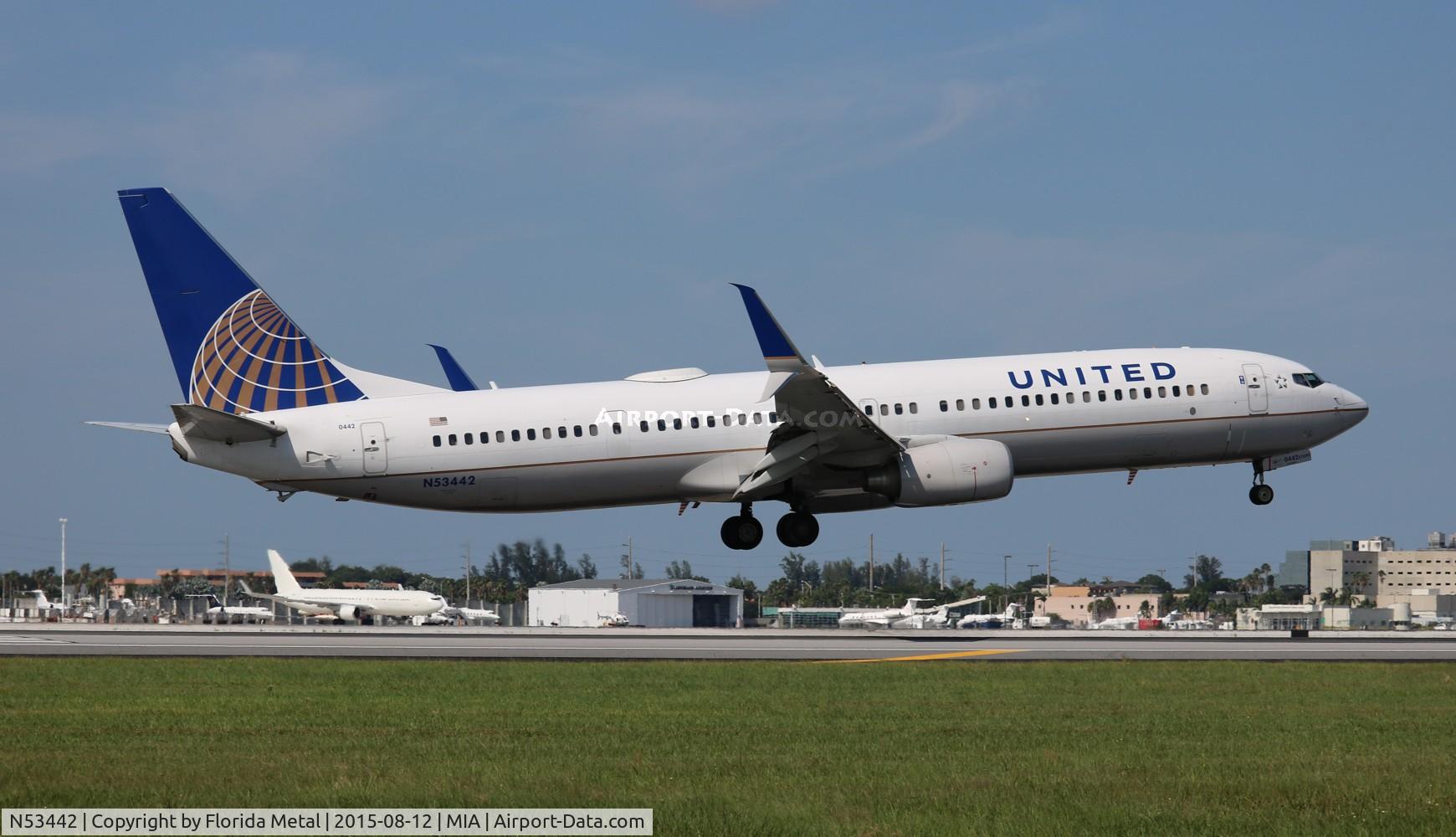 N53442, 2009 Boeing 737-924/ER C/N 33536, United