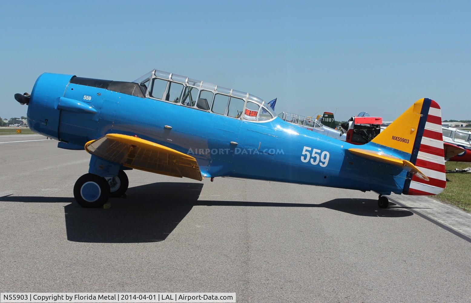 N55903, 1939 North American NA-64 C/N 64-3022, NA-64