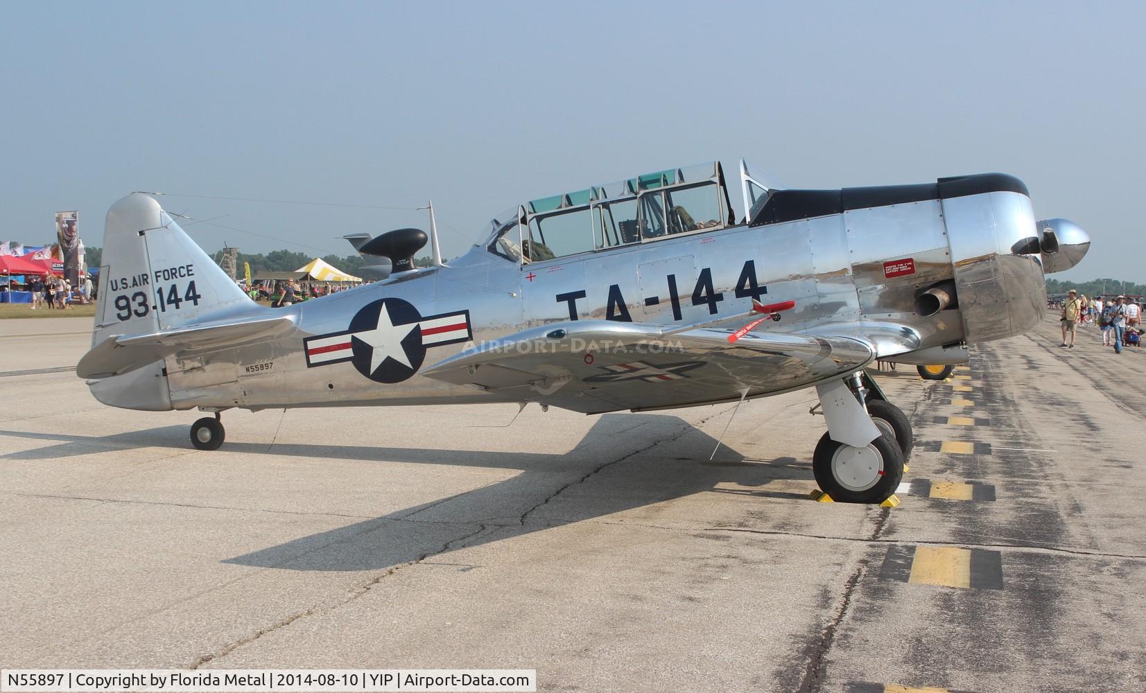 N55897, 1949 North American T-6G Texan C/N 168-248, T-6G Texan
