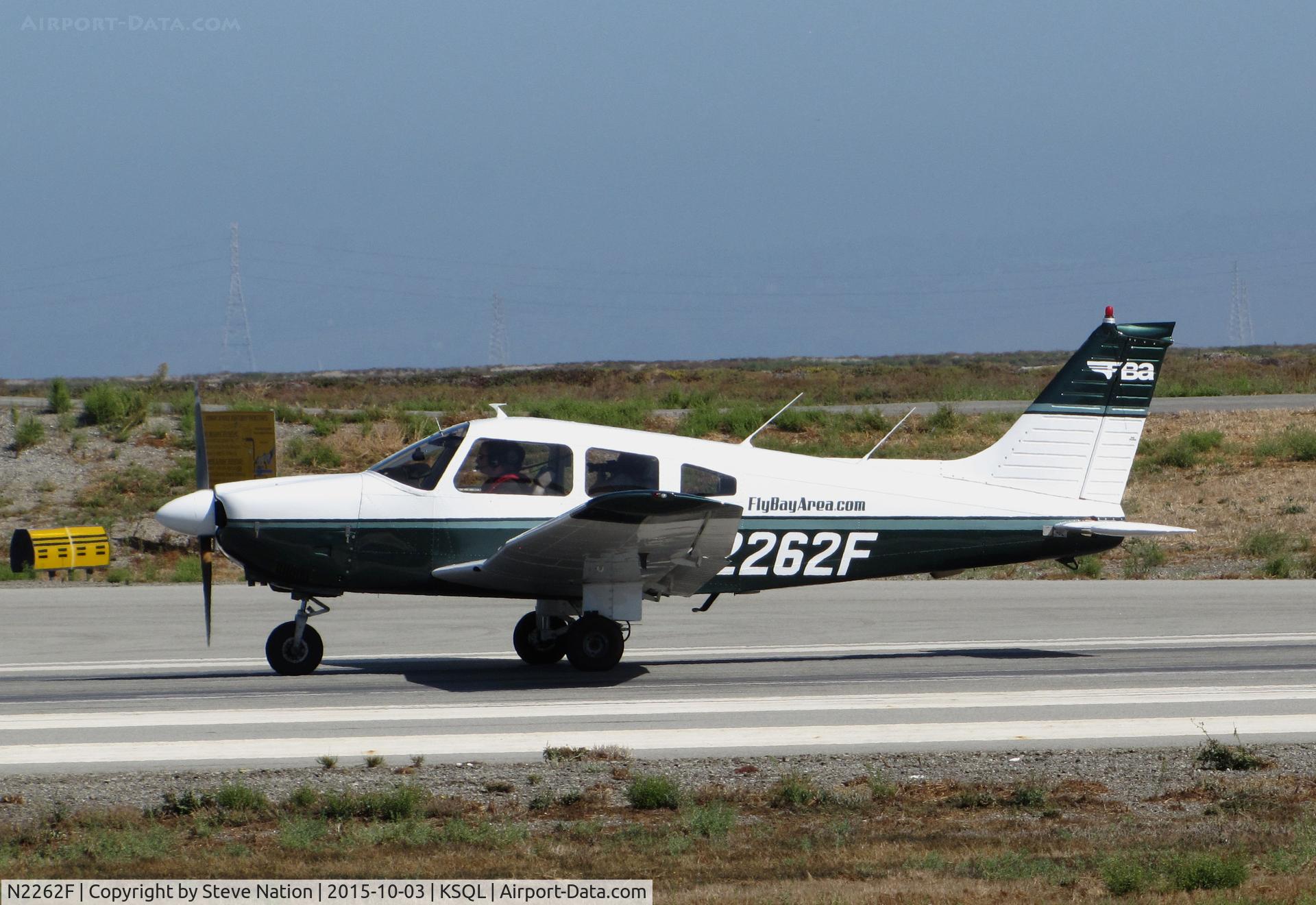 N2262F, 1978 Piper PA-28-181 C/N 28-7990074, FlyBayArea.Com 1978 Piper PA-28-181 Cherokee rolling on takeoff @ San Carlos Airport, CA home base