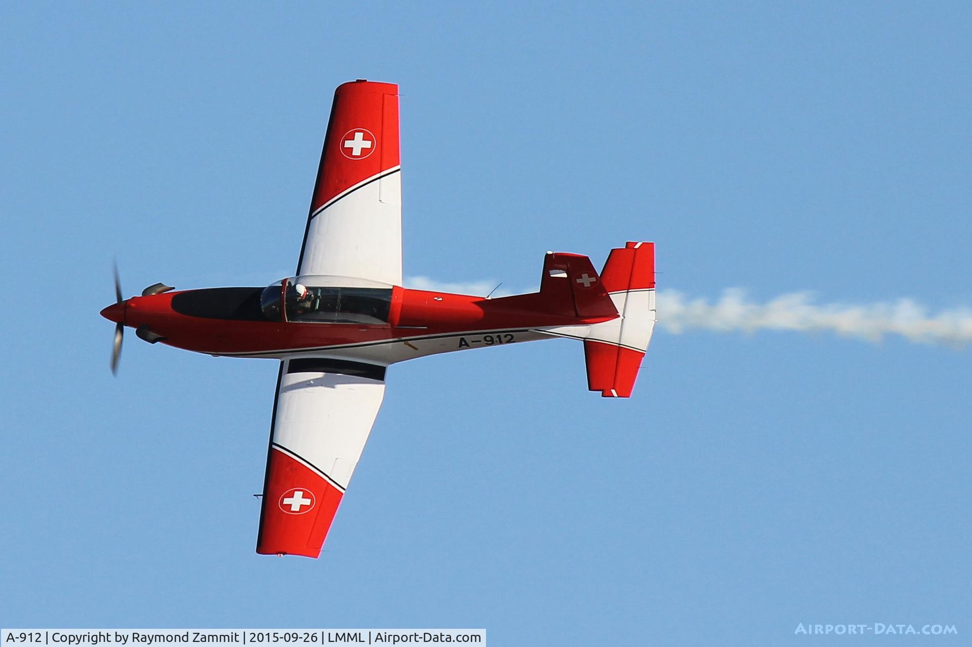 A-912, 1982 Pilatus PC-7 Turbo Trainer C/N 320, Pilatus PC-7 A-912 Swiss Air Force Aerobatic Team
