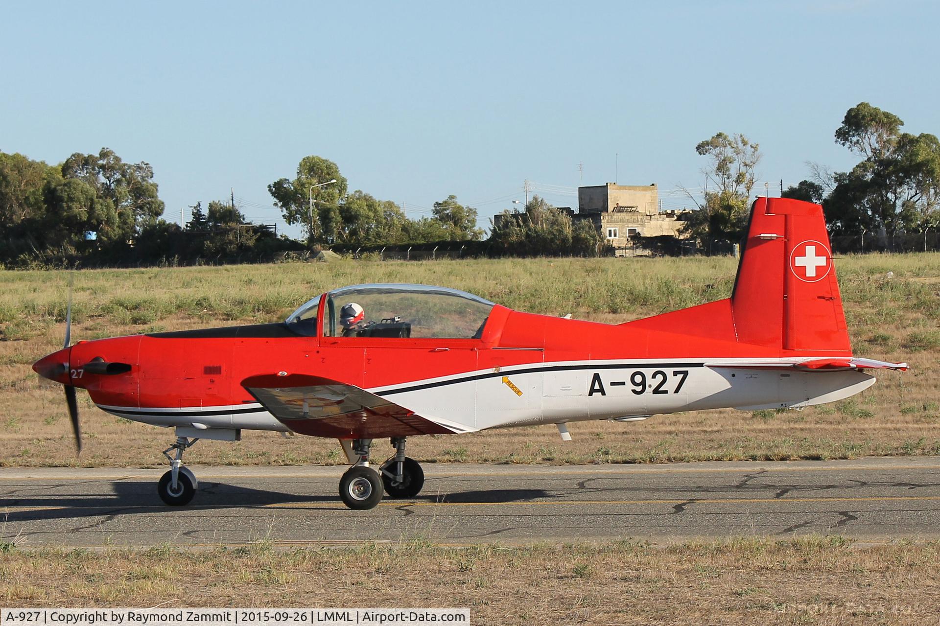A-927, 1983 Pilatus PC-7 Turbo Trainer C/N 335, Pilatus PC-7 Swiss Air Force
