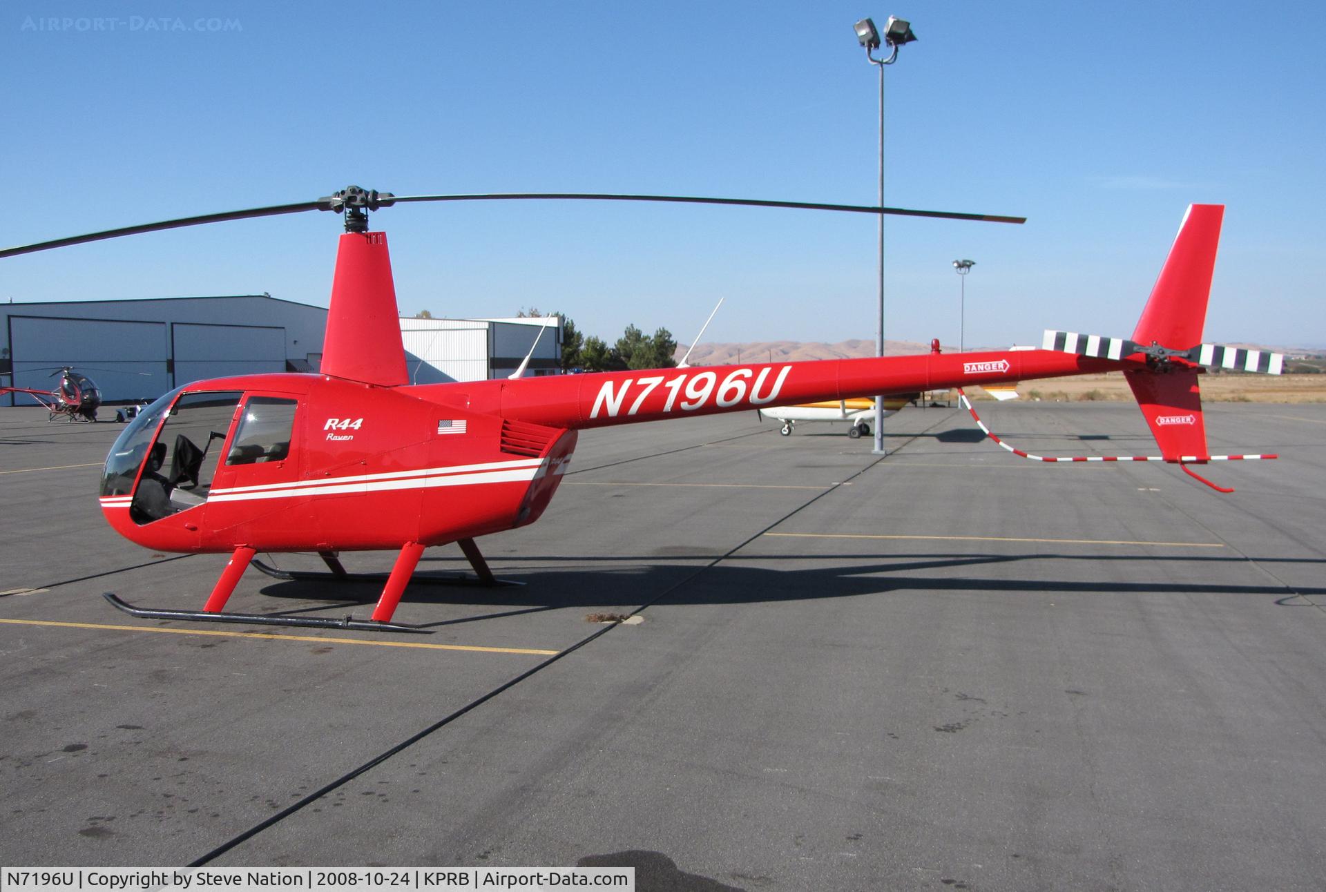 N7196U, 2001 Robinson R44 C/N 1086, 2001 Robinson R44 @ Paso Robles Airport, CA