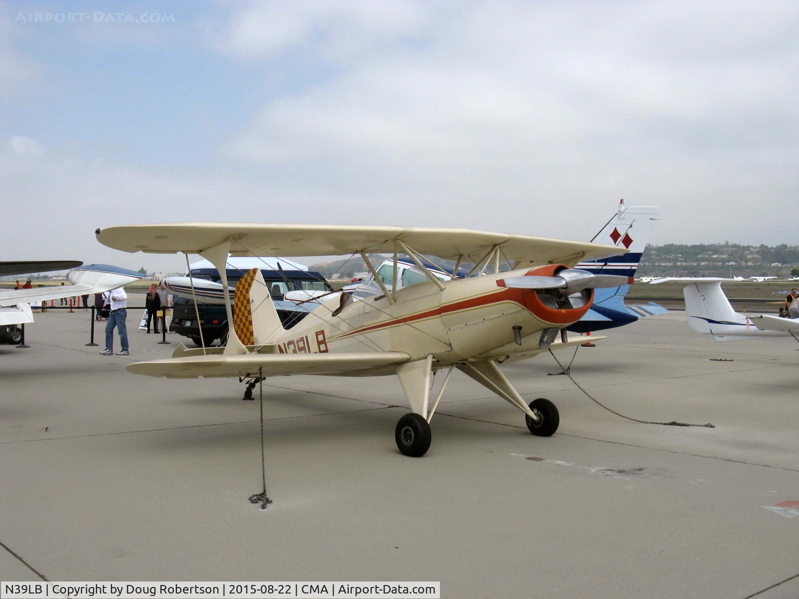 N39LB, 1976 Stolp SA-300 Starduster Too C/N 1146, 1976 Stolp SA-300 STARDUSTER TOO, Continental O-300 145 Hp six cylinder, classic design by the late Lou Stolp