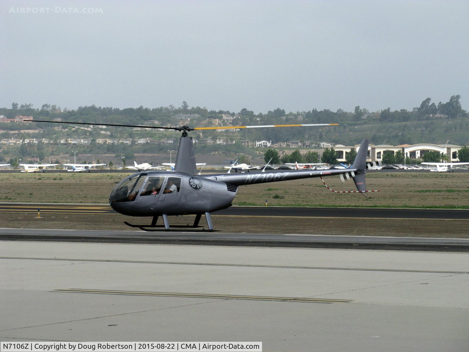 N7106Z, 2014 Robinson R44 II C/N 13758, 2014 Robinson R44 RAVEN II, Lycoming IO-540-AE1A5 245 Hp, approach near touchdown