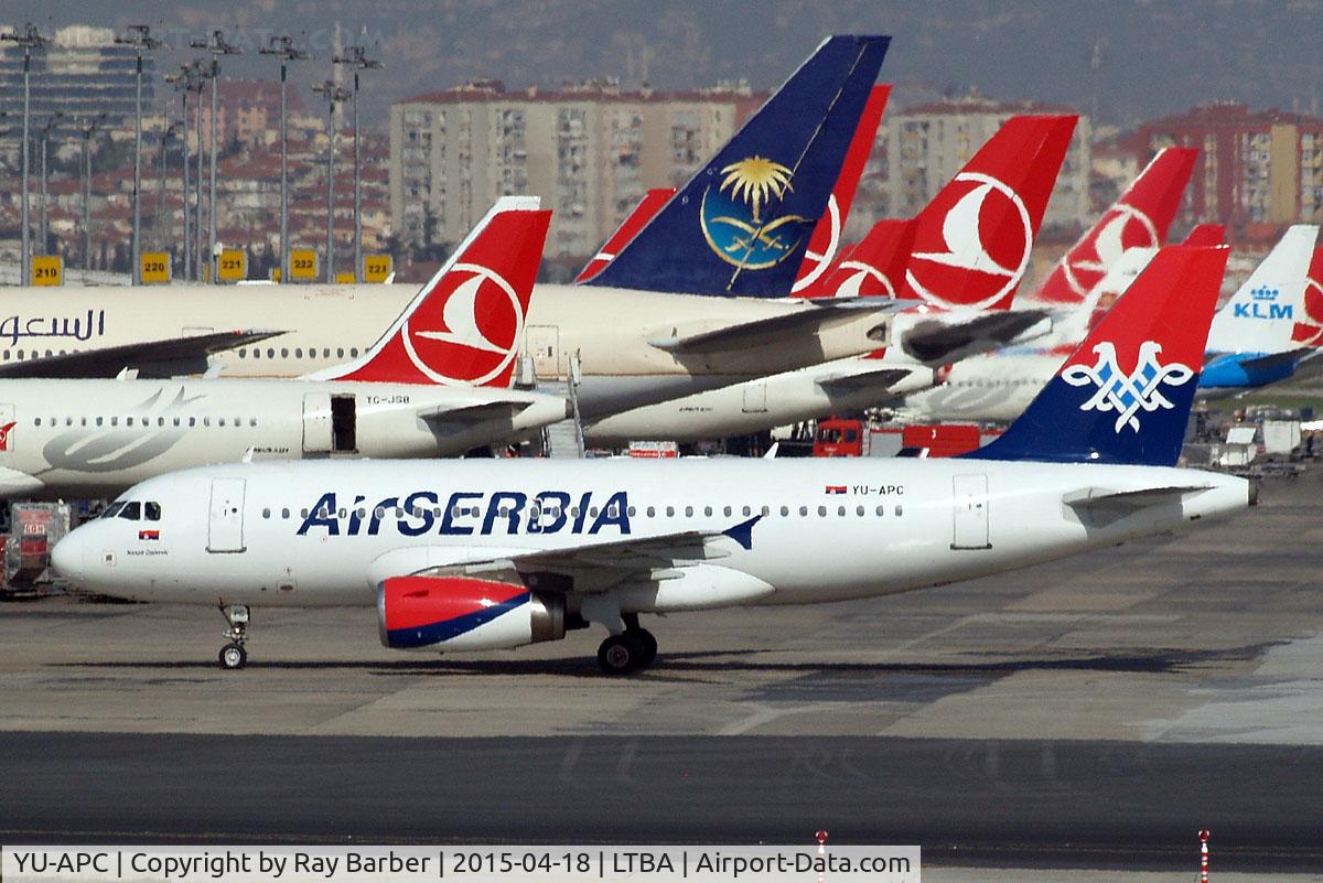 YU-APC, 2005 Airbus A319-132 C/N 2621, Airbus A319-131 [2621] (Air Serbia) Istanbul-Ataturk~TC 18/04/2015
