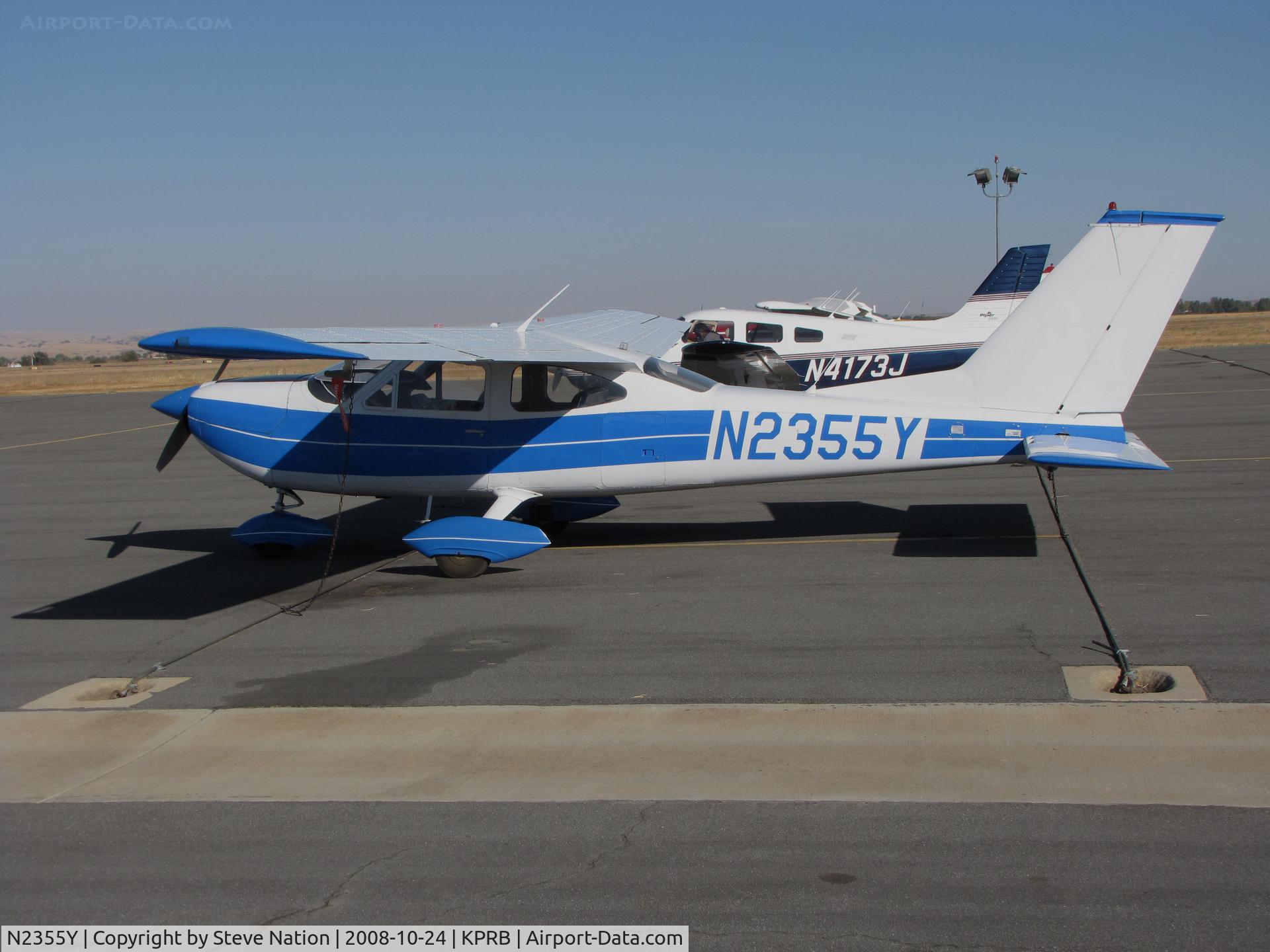 N2355Y, 1967 Cessna 177 Cardinal C/N 17700155, Coalinga, CA-based 1967 Cessna 177 Cardinal on visitor's ramp @ Paso Robles Airport, CA