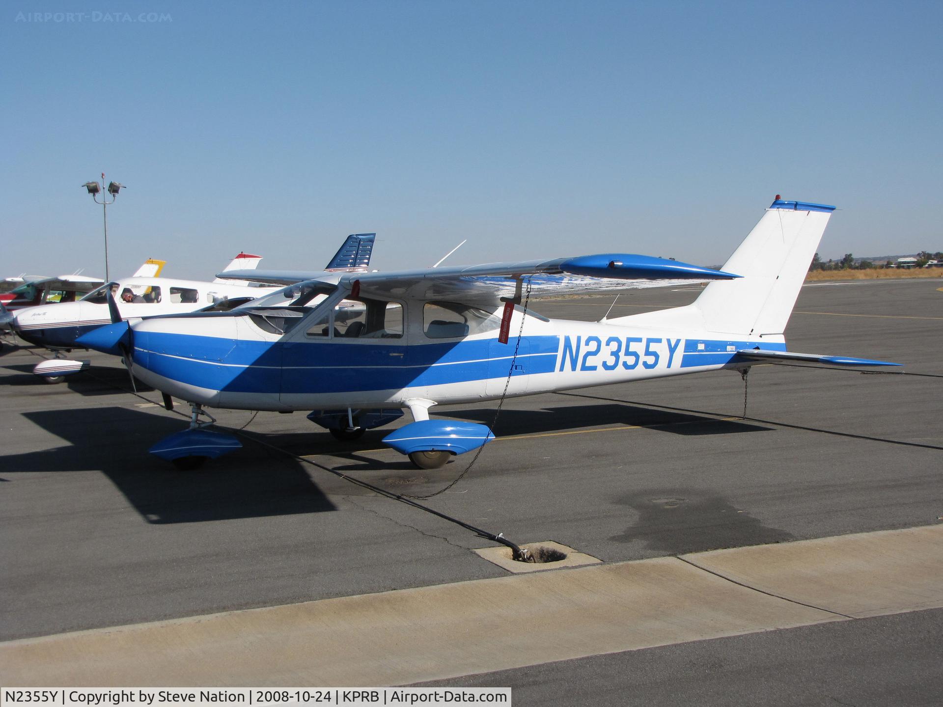 N2355Y, 1967 Cessna 177 Cardinal C/N 17700155, Coalinga, CA-based 1967 Cessna 177 Cardinal on visitor's ramp @ Paso Robles Airport, CA