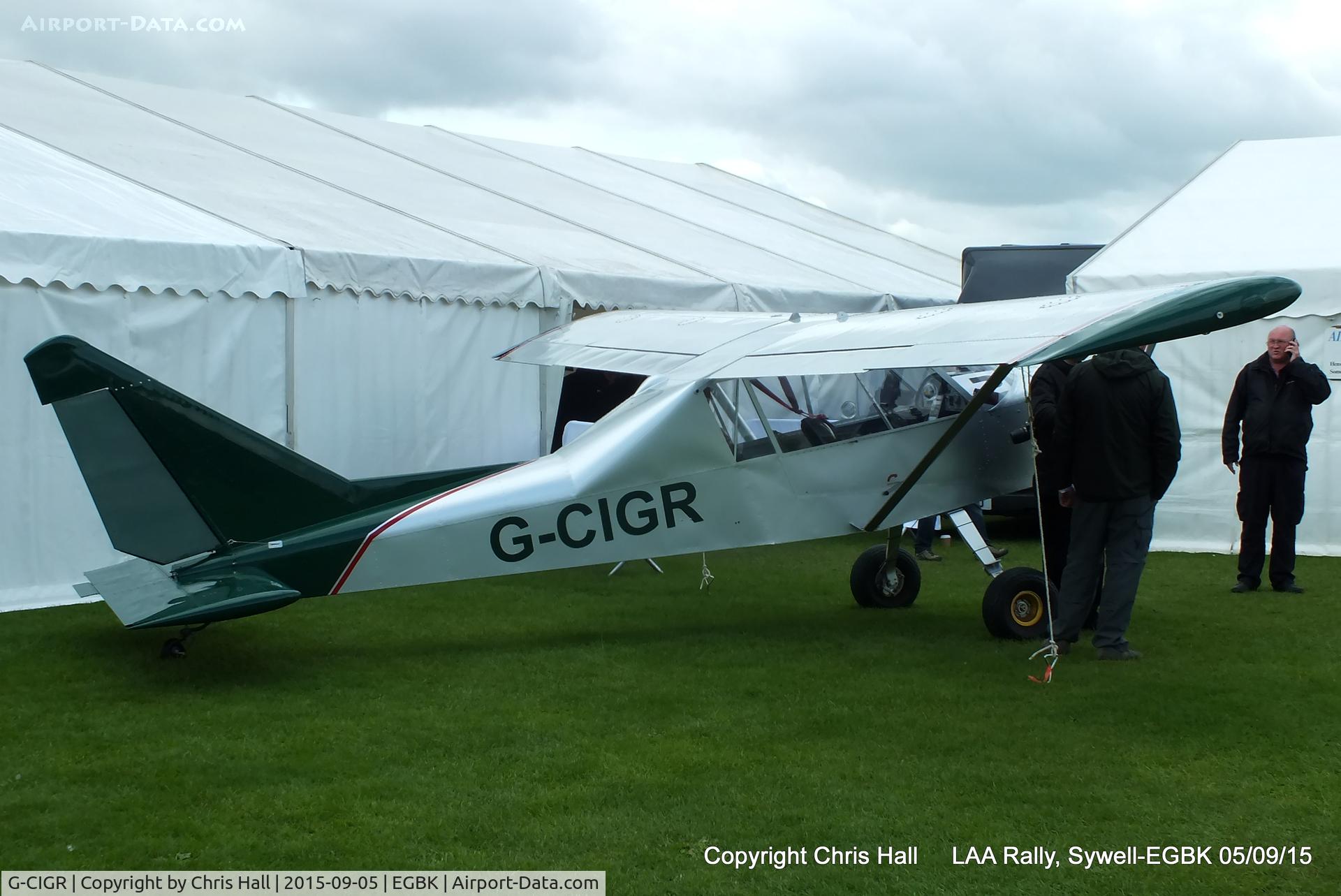 G-CIGR, 2014 Groppo Trail C/N 372-15229, at the LAA Rally 2015, Sywell
