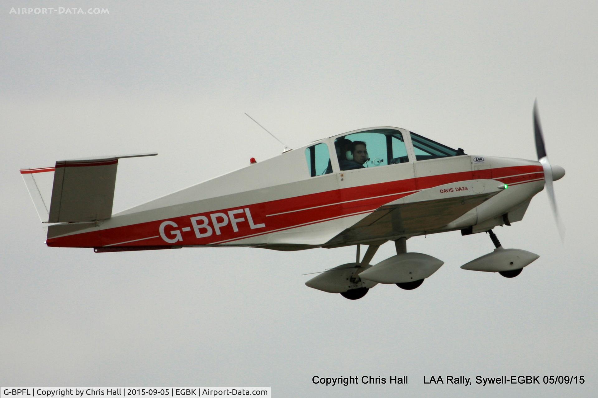 G-BPFL, 1973 Davis DA-2A C/N 051, at the LAA Rally 2015, Sywell