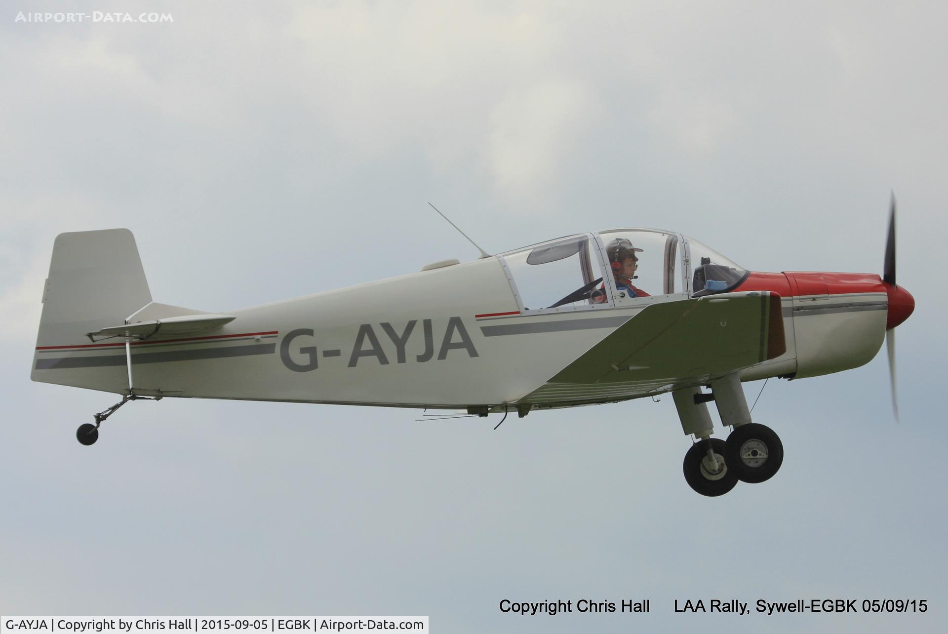 G-AYJA, 1960 SAN Jodel DR-1050 Ambassadeur C/N 150, at the LAA Rally 2015, Sywell