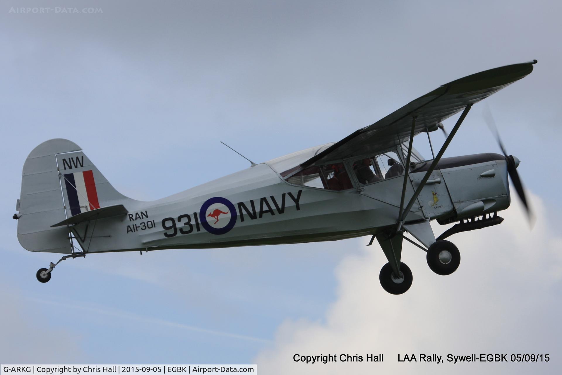 G-ARKG, 1952 Auster J-5G Autocar C/N 3061, at the LAA Rally 2015, Sywell