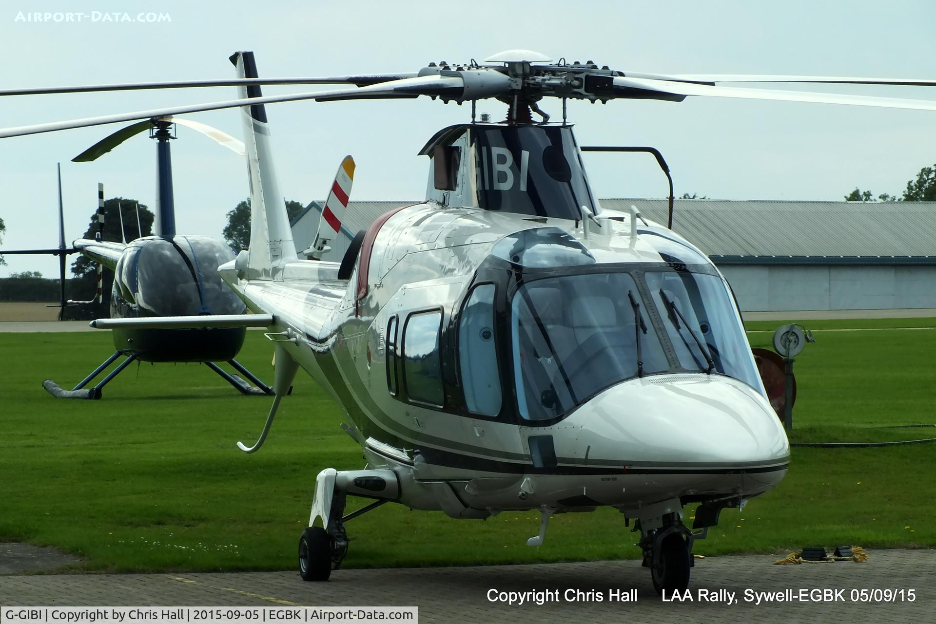 G-GIBI, 2006 Agusta A-109E Power C/N 11685, at the LAA Rally 2015, Sywell