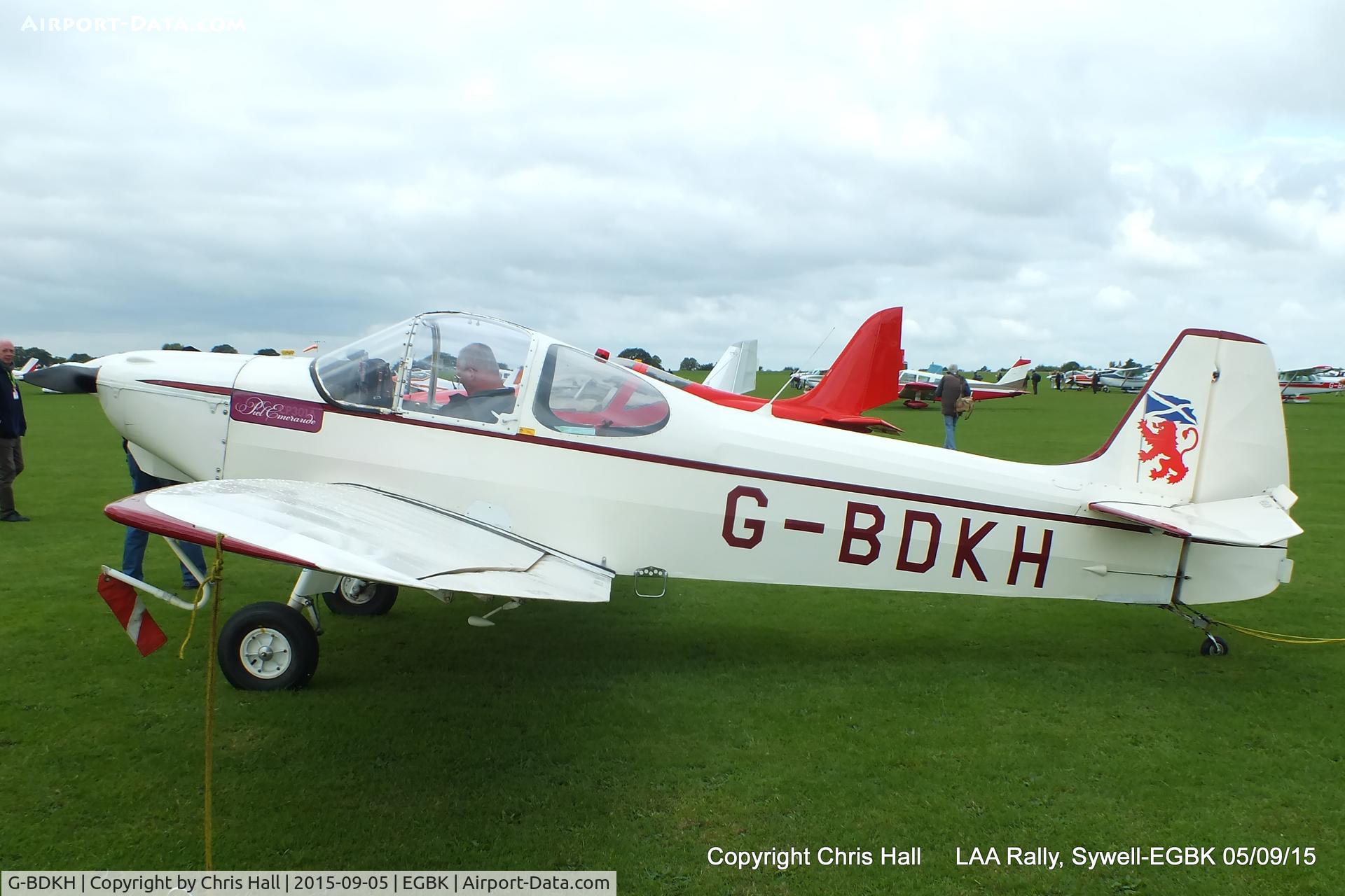 G-BDKH, 1958 Piel CP-301A Emeraude C/N 241, at the LAA Rally 2015, Sywell